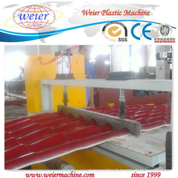 Ligne de production de PVC-PC de tuile de vague-machine en plastique